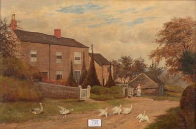 Lot 1123 - Josiah Clinton Jones (1848-1936) ''Mellor House'' Signed, oil on canvas, 39.5cm by 61cm