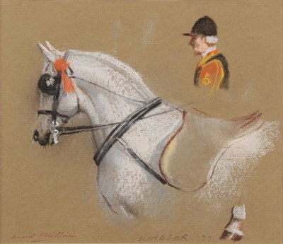 Lot 1125 - Raoul Millais (1901-1999) ''Windsor 77'' Signed and inscribed pastel, 15.5cm by 18cm   Artist's...