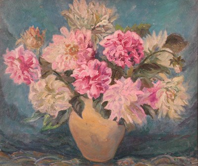 Lot 1147 - Elizabeth Campbell Fisher Clay (1871-1959) Still life of flowers Signed, oil on canvas, 50cm by...