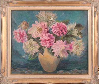 Lot 1147 - Elizabeth Campbell Fisher Clay (1871-1959) Still life of flowers Signed, oil on canvas, 50cm by...