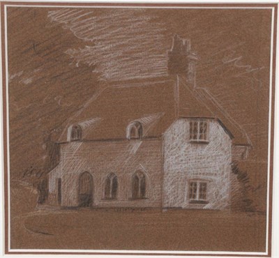 Lot 1154 - Maxwell Armfield R.W.S (1882-1972) Study of a house Pencil and pastel, 14.5cm by 15cm...