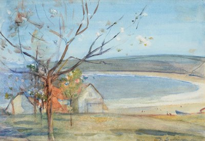 Lot 1184 - Mark Senior NPS (1864-1927) ''Runswick Bay''  Signed, watercolour, 24cm by 35cm   Provenance:...
