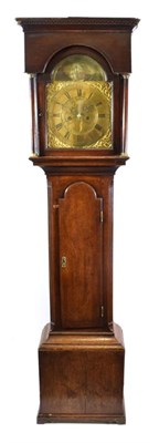 Lot 1509 - ~ An Oak Eight Day Longcase Clock with Rocking Ship Automata, signed Willm Thomson, Newcastle,...