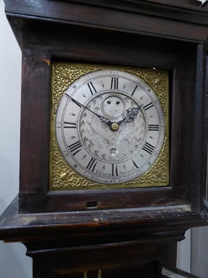 Lot 1524 - ~ A Pine Thirty Hour Longcase Clock with Rocking Eye Automata, signed Richard Marshal,...