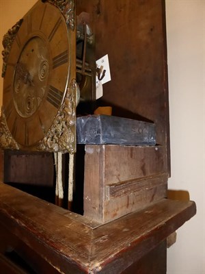 Lot 1528 - ~ An Oak Thirty Hour Longcase Clock with Rocking Eye Automata, signed Bancroft, Stockport,...