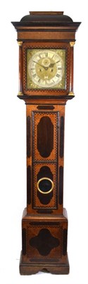 Lot 1556 - An Oak Inlaid Eight Day Longcase Clock, signed Jno Redshaw, Newcastle, early 18th century,...