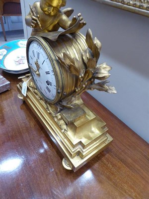 Lot 1564 - A French Louis XVI Bronze Ormolu Striking Mantel Clock, signed Courvoister A Paris, circa 1770,...