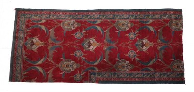 Lot 1626 - An Arts & Crafts Carpet Fragment Donegal, West Ireland, circa 1900 With crimson border section...