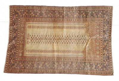Lot 1627 - Bandirma Prayer Rug West Anatolia, circa 1920 The ivory field centred by a stylised Tree of...