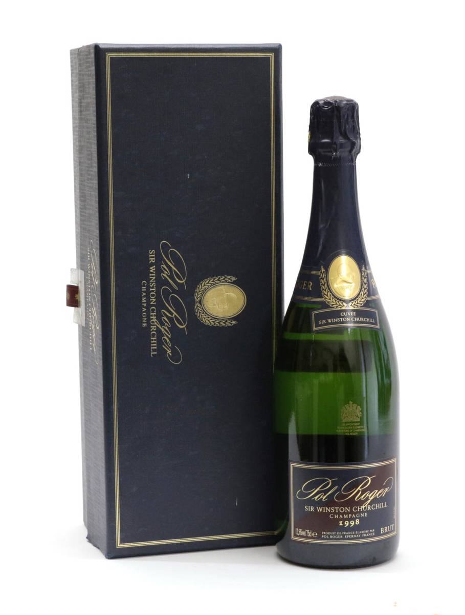 Lot 2001 - Pol Roger Winston Churchill Champagne 1998, boxed (one bottle)