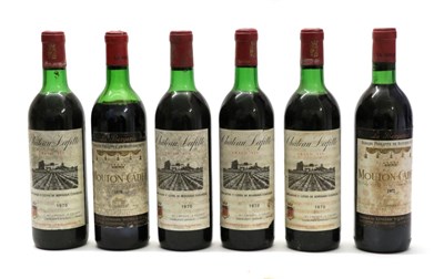Lot 2023 - Baron Philippe de Rothschild Mouton-Cadet 1970 (two bottles), Château Lafite Premier Cotes de...