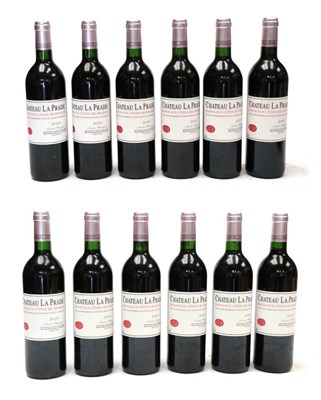 Lot 2039 - Château La Prade Bordeaux Cotes de Francs 2000 (twelve bottles) owc