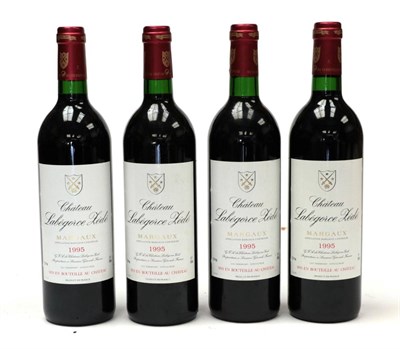 Lot 2052 - Château Labergoce Zede Margaux 1995 (4 bottles)