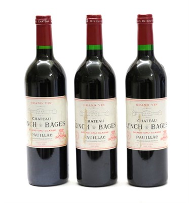 Lot 2068 - Château Lynch Bages Pauillac 1995 (three bottles)