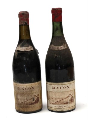 Lot 2077 - Mâcon 1929 Bourgogne (two bottles)
