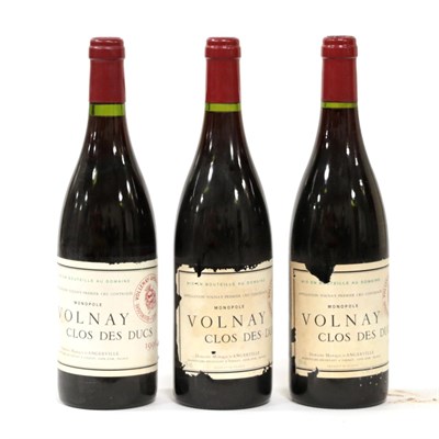Lot 2085 - Domaine Marquis d'Angerville Clos des Ducs Volnay Premier Cru 1995 (two bottles), Domaine...