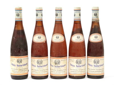 Lot 2091 - Schloss Rheinhartshausen 1976 (four bottles), Schloss Rheinhartshausen 1975 (one bottle) (5)