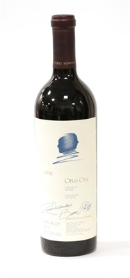 Lot 2100 - Opus One 1998 Napa Valley Red Wine, Mondavi & Rothschild (one bottle)