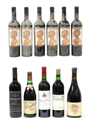 Lot 2102 - Domus Aurea Cabernet Sauvignon 2006 Chilean (six bottles), Obsidian Knights Valley USA Pax...