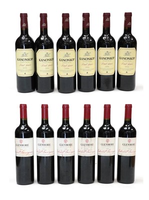 Lot 2103 - Kanonkop Paul Sauer 2006 (six bottles), Glenmore Margaret River Cabernet Sauvignon 2004 (six...