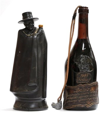 Lot 2105 - Barolo 1969 Villadoria (one bottle), together with Sandeman Wedgewood Don Armada Cream Sherry...