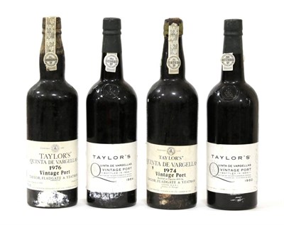 Lot 2133 - Taylor's Quinta de Vargellas Vintage Port 1974, 1976, 1982 and 1984 (four bottles)