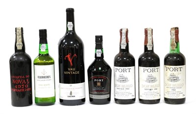 Lot 2134 - Quinta Do Noval Vintage Port 1970 (one bottle), Don Pablo Vintage Port 1982 (three bottles),...