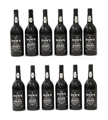 Lot 2135 - Dow's 1977 Silver Jubilee Vintage Port (12 bottles) owc