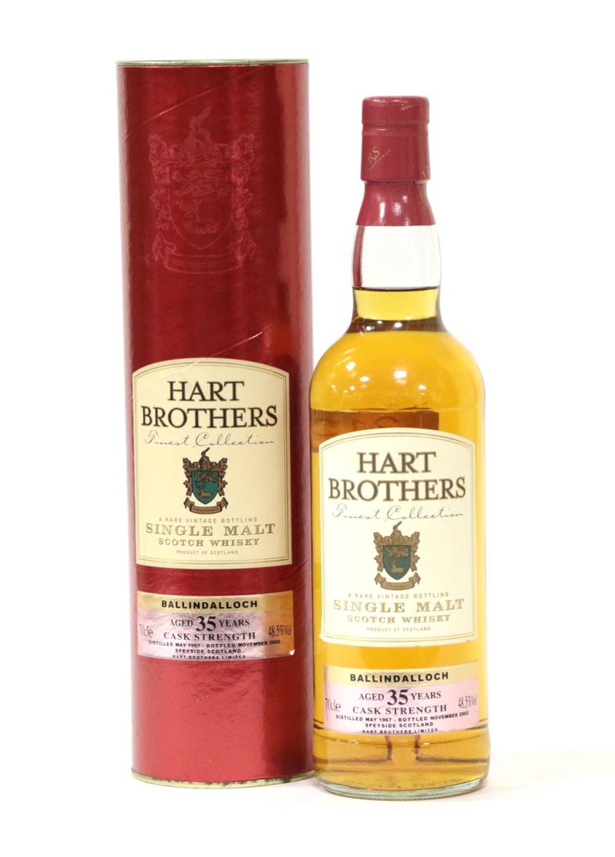 Lot 2154 - Ballindalloch 35 Year Old Single Malt Scotch Whisky, Hart Brothers, distilled 1963, bottled...