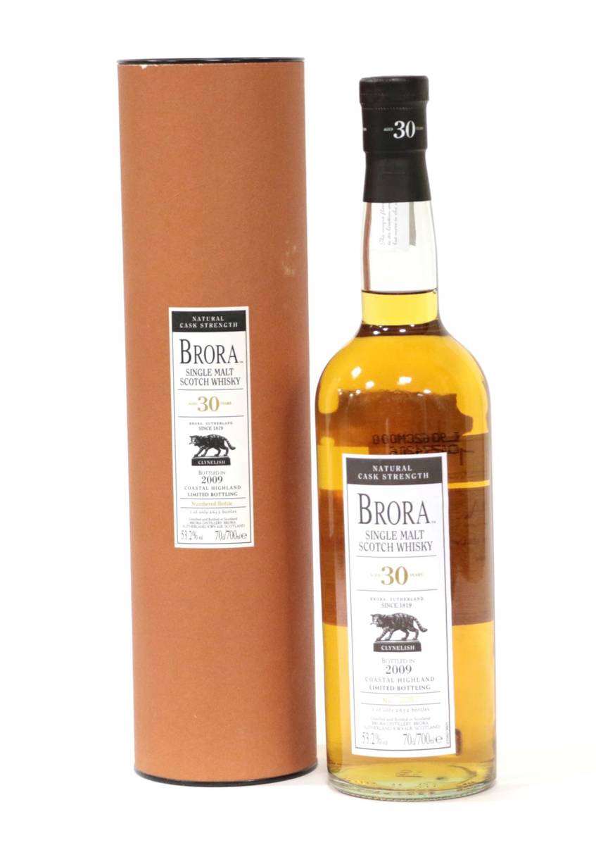 Lot 2181 - Brora 30 Year Old Single Malt Scotch Whisky, 54.3%, 70cl, 8th release bottled in 2009, Limited...