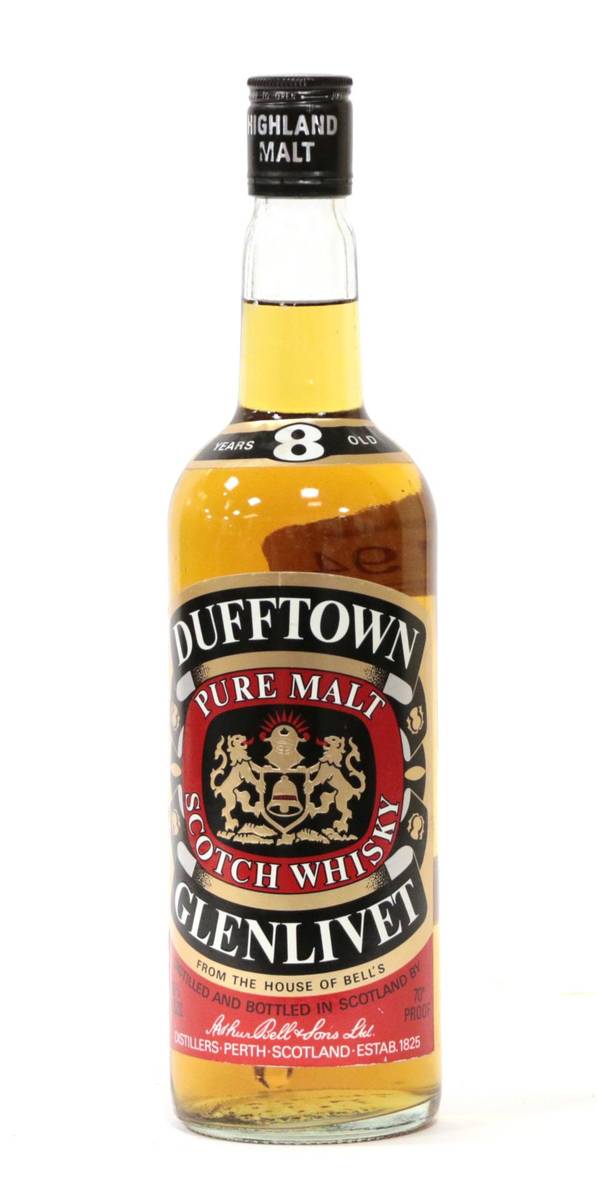 Lot 2194 - Dufftown Glenlivet 8 Year Old, 70° proof (one bottle)