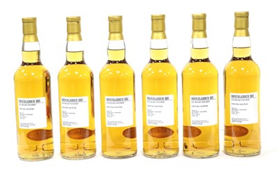 Lot 2198 - Private Cask Bruichladdich 2003 61.9%, 700ml (six bottles)