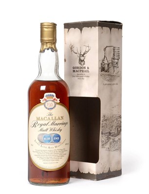 Lot 2206 - The Macallan Royal Marriage Malt Whisky, distilled in 1948/1961, bottled in 1981 by Gordon &...