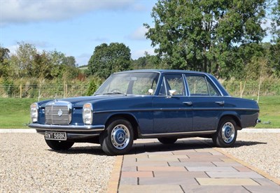 Lot 3267 - 1972 Mercedes-Benz 220 (W115) Registration number: RWT 568K Date of first registration: 04 07...