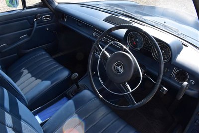 Lot 3267 - 1972 Mercedes-Benz 220 (W115) Registration number: RWT 568K Date of first registration: 04 07...