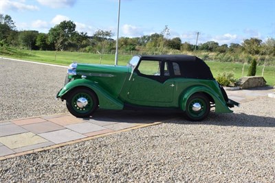 Lot 3274 - 1936 Vauxhall 14hp DX Light Six Tourer, Coachwork by Tickford Registration number: CBY 132 Date...