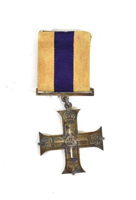 Lot 16 - A First World War Military Cross, the reverse engraved LA BOISELLE, JULY 4TH 1916, in case of issue
