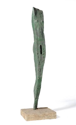 Lot 1856 - Olbram Zoubek (Czechoslovakia, b.1926): Human Form, female, green painted, concrete/plaster on...