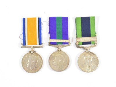 Lot 26 - A Trio of Medals, comprising British War Medal to 510 L-NK. SHER.ZAMAN, R.A.; India General Service