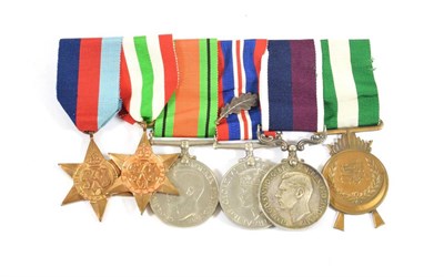 Lot 36 - A Second World War RAF Group of Six Medals, awarded to 364122,F/SGT.H.KENDALL. R.A.F.,...