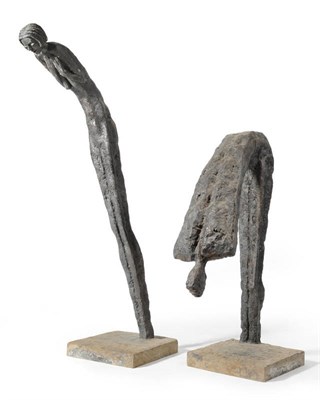 Lot 1859 - Olbram Zoubek (Czechoslovakia, b.1926): Male and Female Forms, bronze, male figure 150cm high,...