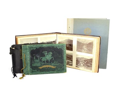 Lot 63 - An Edwardian Photograph Album, half filled with photographs showing scenes from the British Raj...