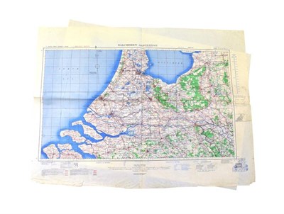 Lot 70 - A Collection of Approx. 90 Second World War Military Maps, comprising: a part run...