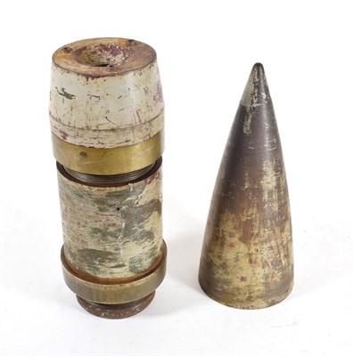 Lot 87 - Three Parts of an Exocet Type Missile, including the nose cone, all screwing together,...