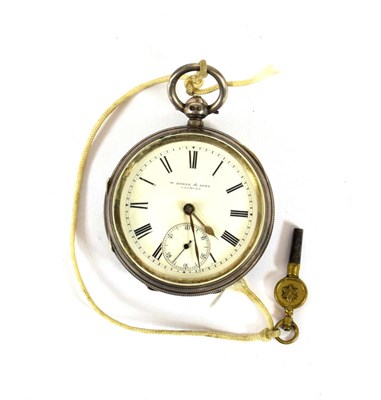 Lot 91 - Wensleydale and Boer War Interest: A Silver-Cased Keywind Presentation Pocket Watch, internally...