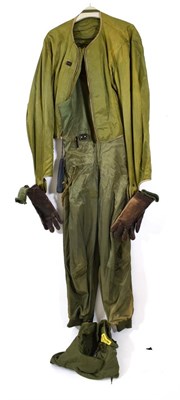 Lot 155 - A Second World War US Army Air Forces Type F-3A Electrically Heated Flying Suit, size...