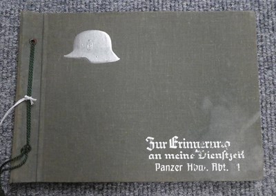 Lot 159 - 'Fur Erinnerung an mein Dienstseit Panzer Abw. Abt.1' - a Waffen-SS Photograph Album,...