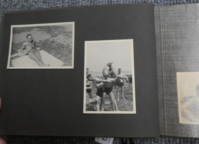 Lot 159 - 'Fur Erinnerung an mein Dienstseit Panzer Abw. Abt.1' - a Waffen-SS Photograph Album,...