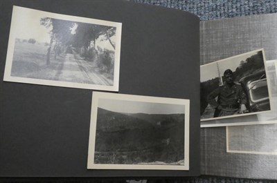 Lot 159 - 'Fur Erinnerung an mein Dienstseit Panzer Abw. Abt.1' - a Waffen-SS Photograph Album,...