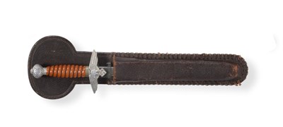 Lot 240 - A German Third Reich Luftwaffe Paper Knife, modelled on the second pattern dagger, the 14cm...